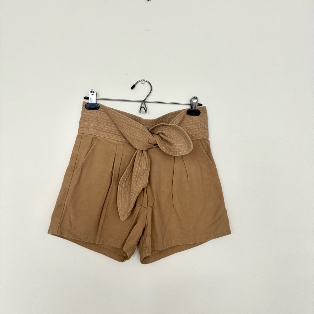Free People Tan High Waist Women's Shorts